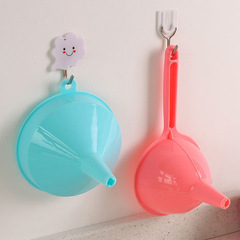 塑料漏斗 廚房家用酒精過濾分裝小口徑倒水小號帶手柄長頸油漏子