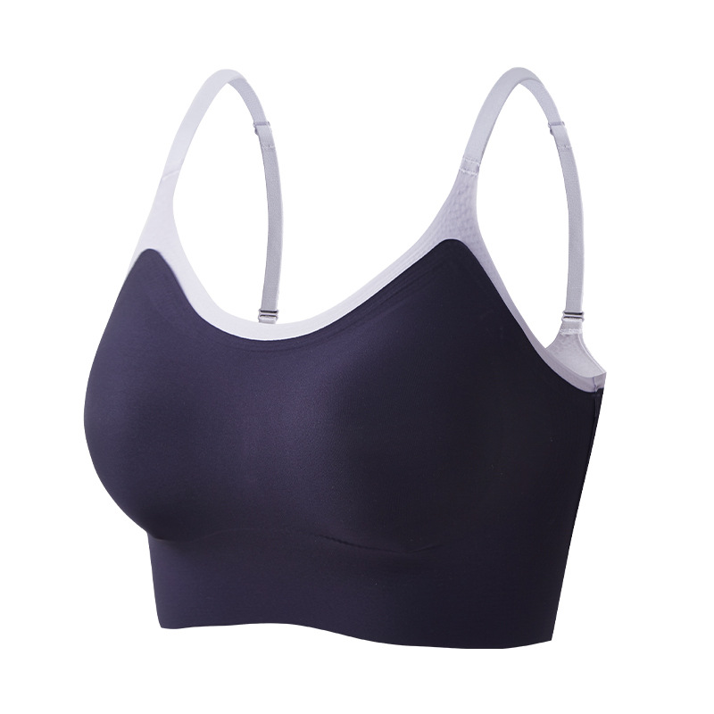 Una sola chaleco deportivo mujer antichoque running yoga ropa especial ajustable con cojín de pecho ropa de fitness bra