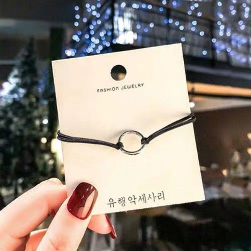Little circular couple hair rope