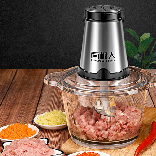 110V/220V European/US Standard 2L/3L Meat Grinder Slicer Food Processor Kitchen Blender Meat Chopper