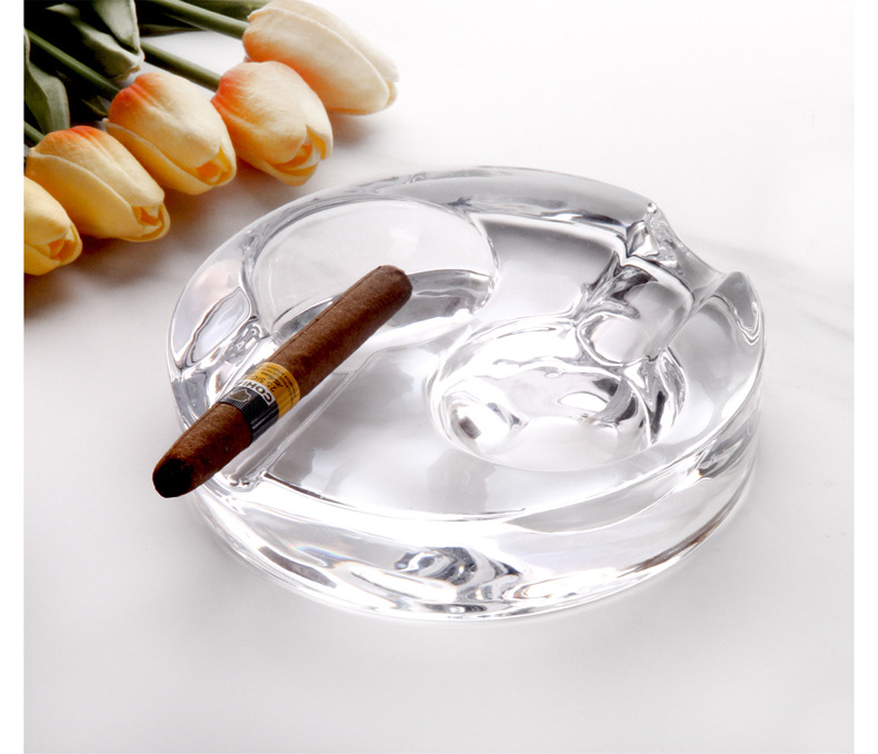 Turkey Crystal Glass Ashtray Creative Personalized Multi-functional European-style Home Living Room Coffee Table Decoration Ashtray