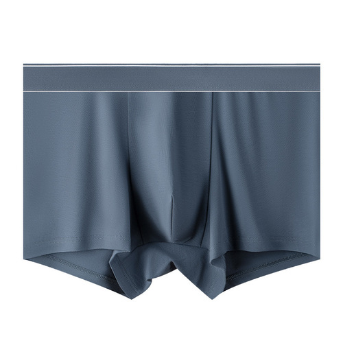 Men's underwear pure cotton antibacterial crotch four corners breathable boys solid color young men's pure cotton underwear wholesale factory