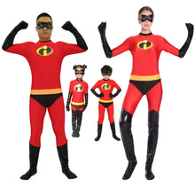 超级人总动员亲子装总动员儿童服装万圣节服装cosplay紧身衣
