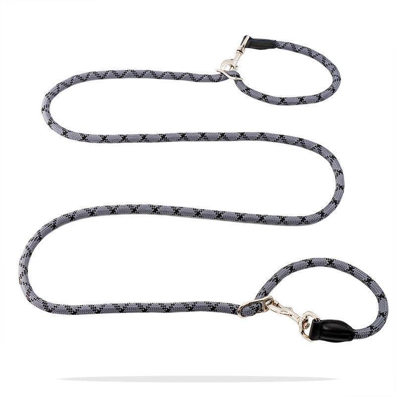 Amazon Venta caliente mascota perro Correa multifuncional cintura crossbody doble cabeza una arrastre dos perro Correa perro cadena