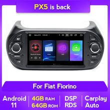 适用菲亚特Fiat Fiorino车载GPS导航Carplay倒车影像蓝牙CD一体机