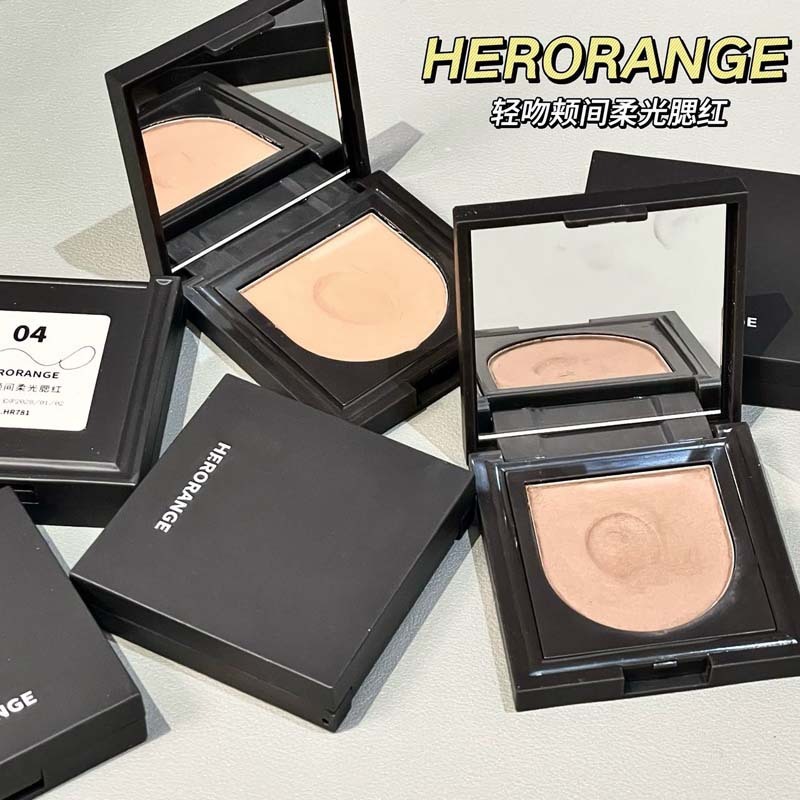 HERORANGE~キスチーク ソフトライトブラッシュクリーム ナチュラルマット 美白とリフトアップ メイクアップ ポテトピューレブラッシュ|undefined