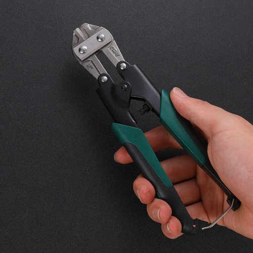 Manufacturer wholesale vanadium steel mini 8-inch bolt cutters two-color handle non-slip insulated bolt cutters tool
