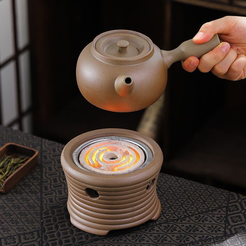 陶瓷复古养生电陶炉温茶炉煮茶器烧水泡茶家用电丝加热围炉煮茶壶