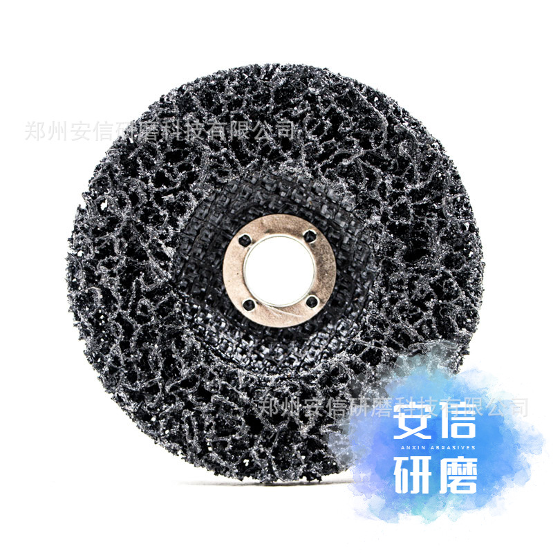 现货批发 3M黑金刚100*M10 金属 除锈抛光 角磨机自动化 弹性磨盘