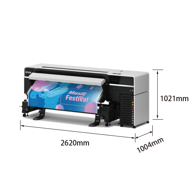 Epson S8180 fotocamera de microrjet de solvente débil fotocamera de cartón publicitario interior y exterior impresión de pintura por chorro