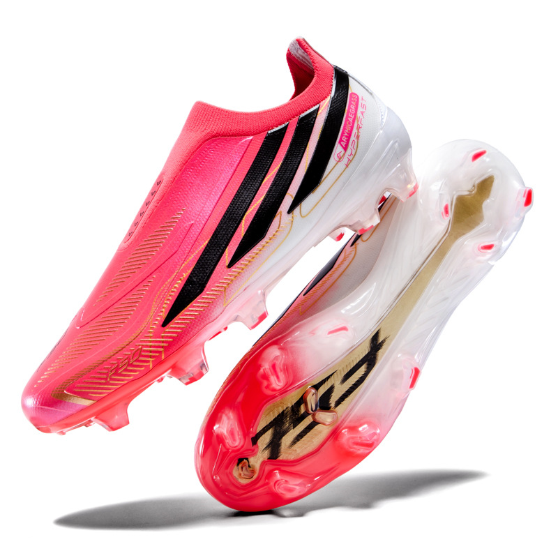 Tenis de Fútbol FG sin Agujetas F50 de TPU Ligero para Césped