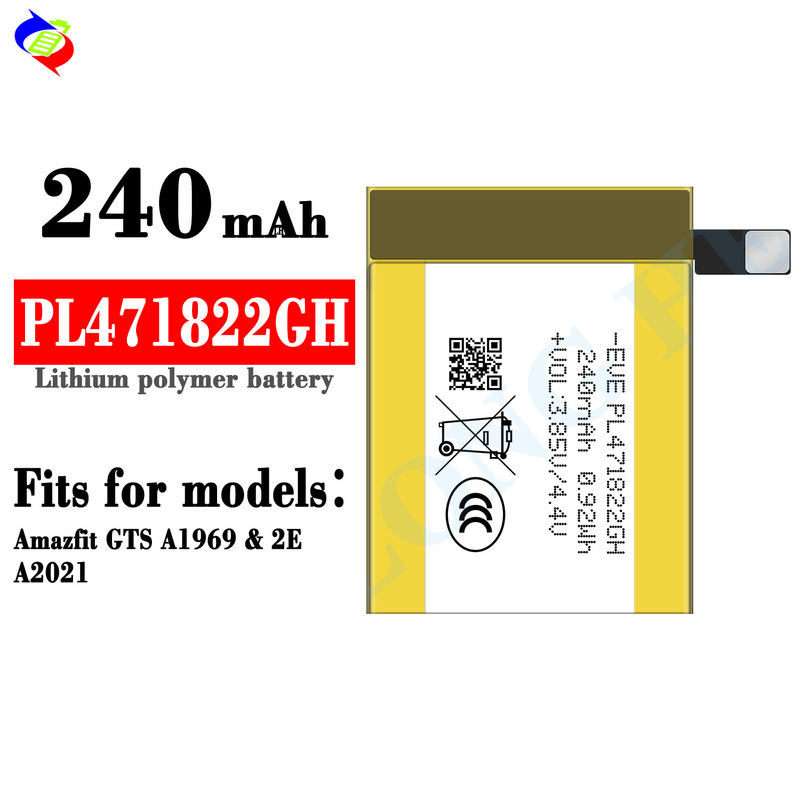 Suitable for Huawei Huami Gts2/Gts 2E/A1969/A2021 Watch Battery Pl471822Gh Wholesale