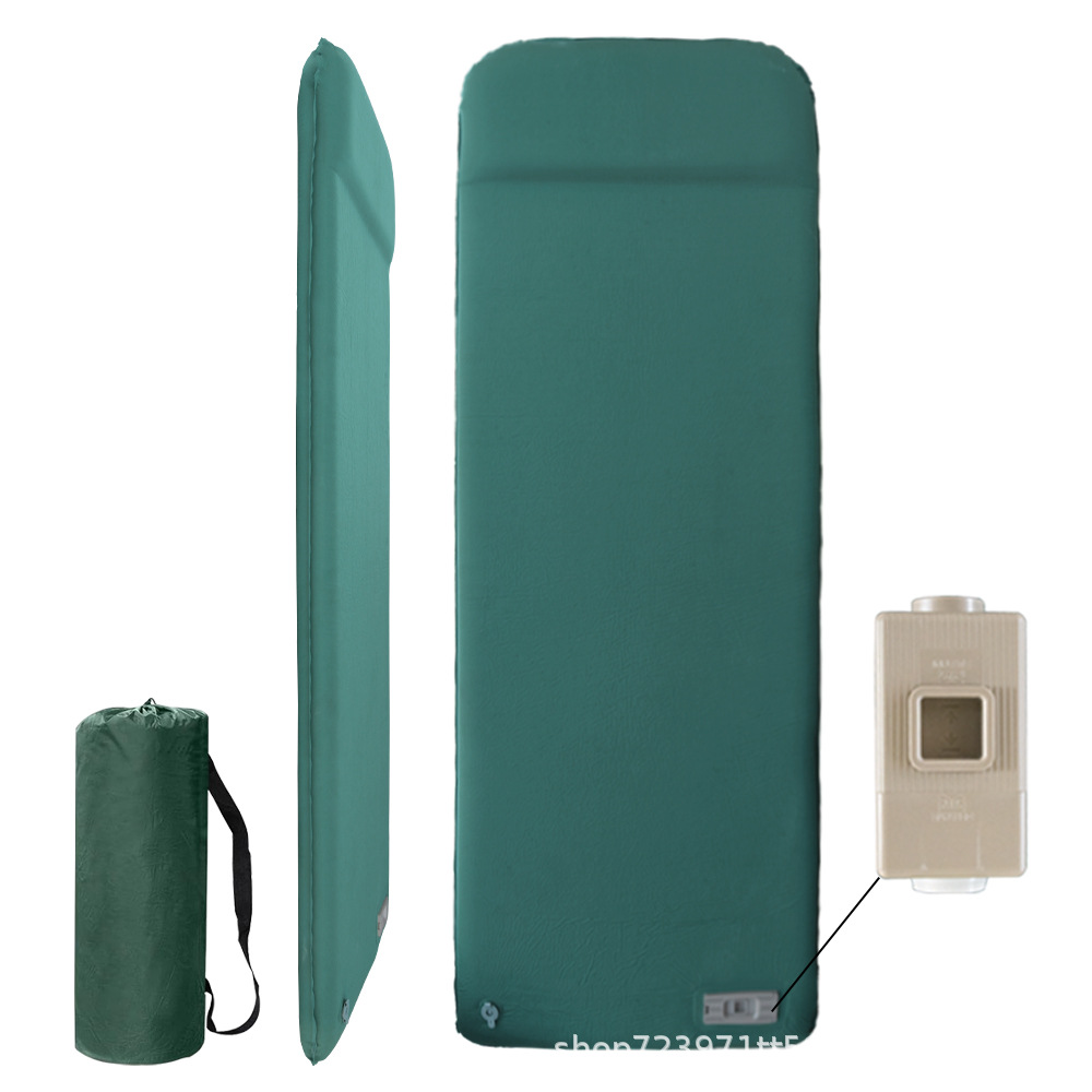 Cross-Border Export Inflatable Bed Sponge Pad Automatic Inflation Electric Inflatable Nap Camping Outdoor Camping