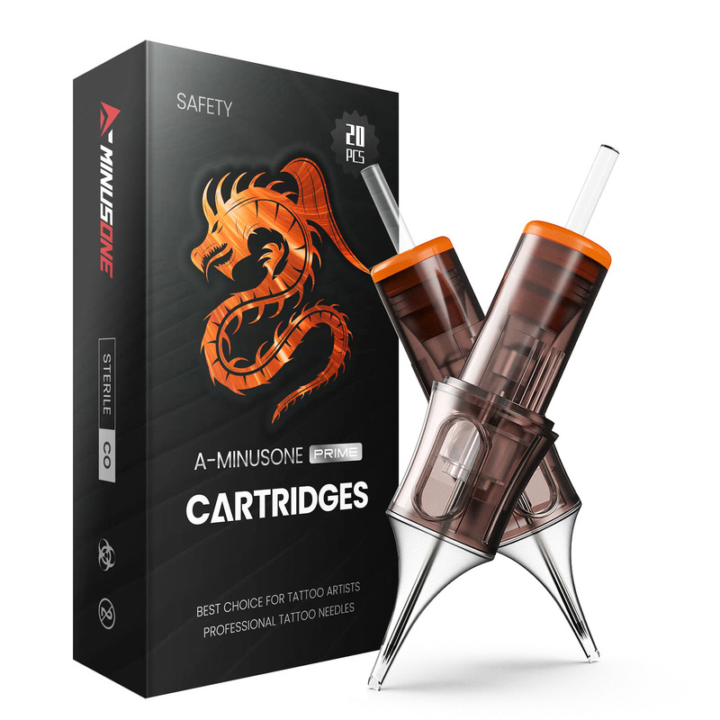 A-Minusone Cross-Border High-End Tattoo Needles Disposable for Line Drawing and Shading, Eyebrow Tattooing, European and American Embroidery Integrated Needles, Round Needles