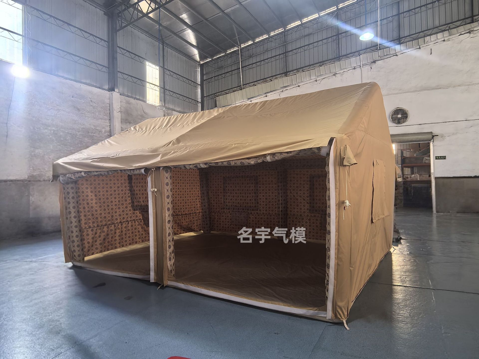 Cross-Border Customization Factory Direct Sales Arabian Tent Qatar Tent Middle East Inflatable Tent Desert Camping Style Tent
