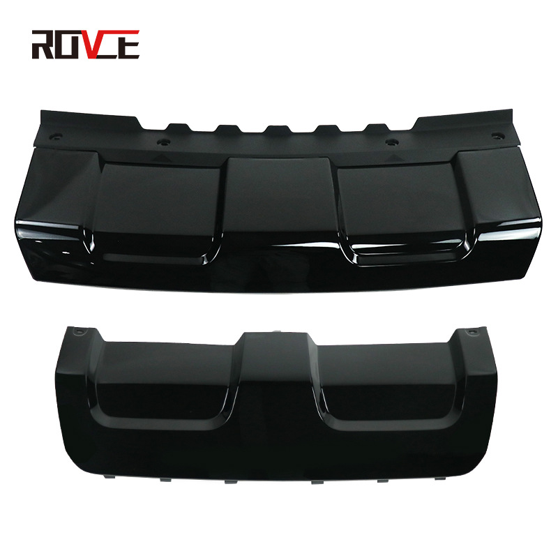 Aplicable a 2014-2017 Range Rover deportes delantero remolque cubierta trasera parachoques cubierta inferior guardia placa TRIM