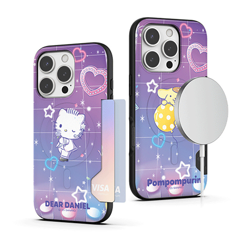 韩国hellokitty凯蒂猫库洛米苹果ipone17promax可插卡磁吸保护壳