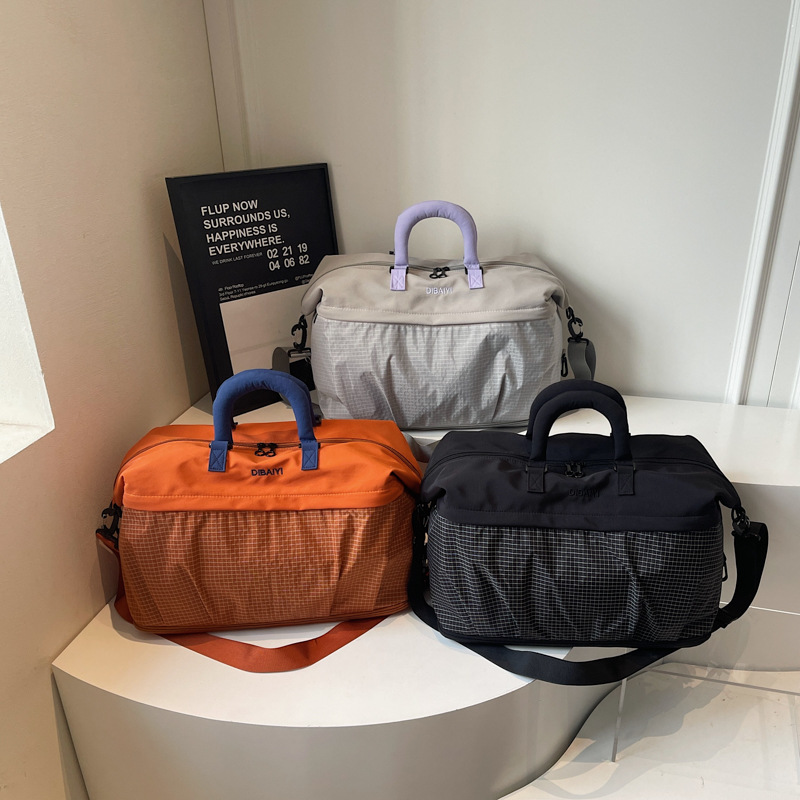 Travel Bag for Women, Large-Capacity Short-Distance Luggage Bag, Sports Fitness Bag, Men's Swimming Outing Storage Bag, Travel Boarding Bag