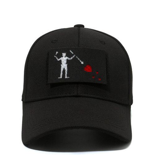 Beard IR Reflective Velcro Armband Luminous Pirate Edward Hat Morale Badge Tactical Bag Badge