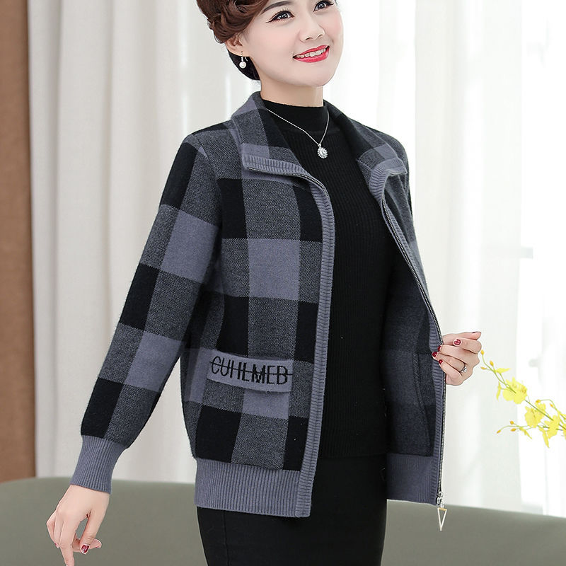 Mother's coat women's long-sleeved large...