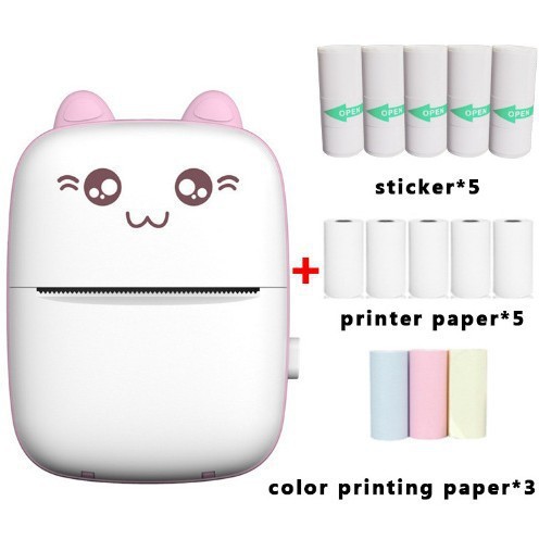 Mini impresora portátil C9, impresión térmica, fotos y apuntes, ideal para estudiantes, fábrica transfronteriza