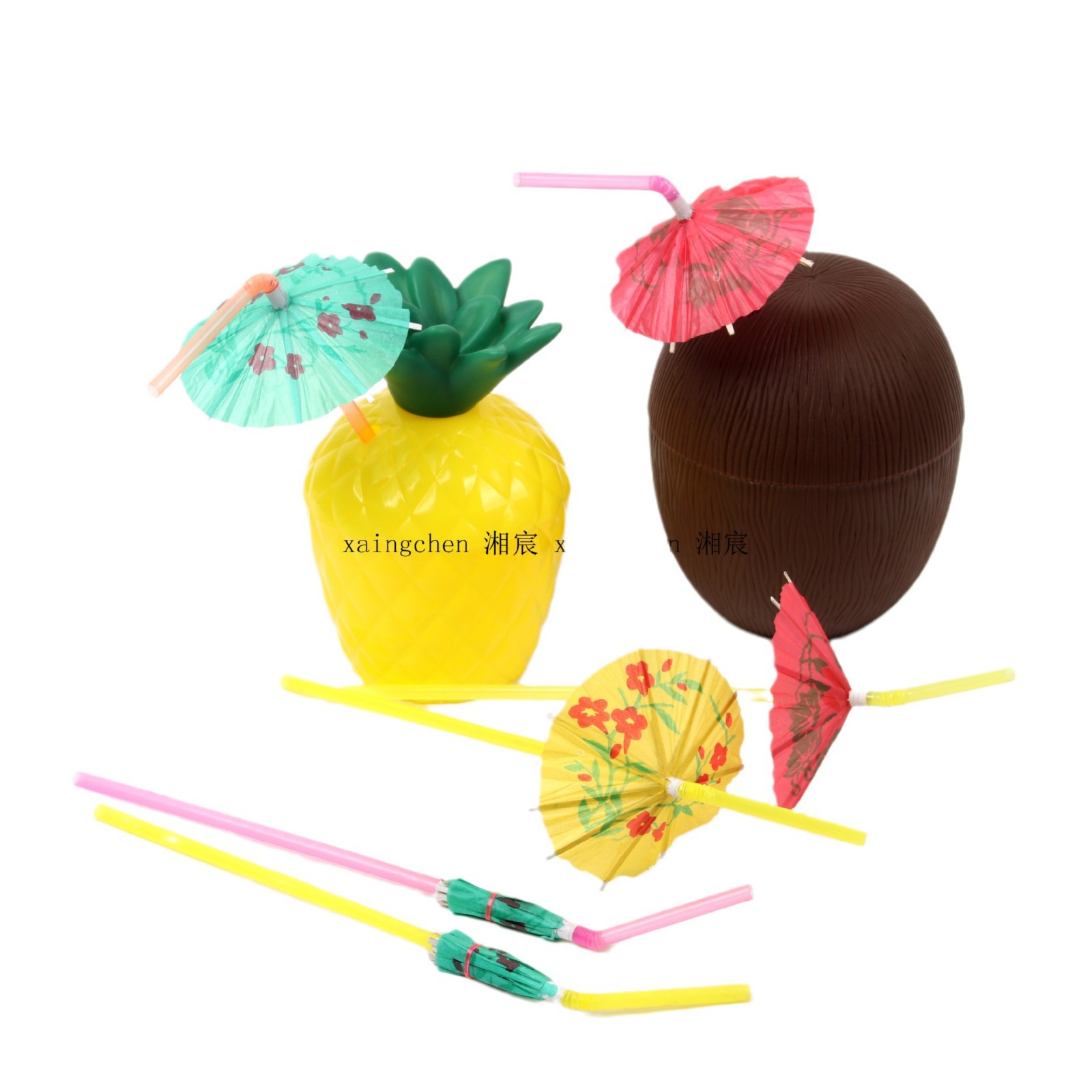 52g weighted Hawaiian party decoration coconut cup