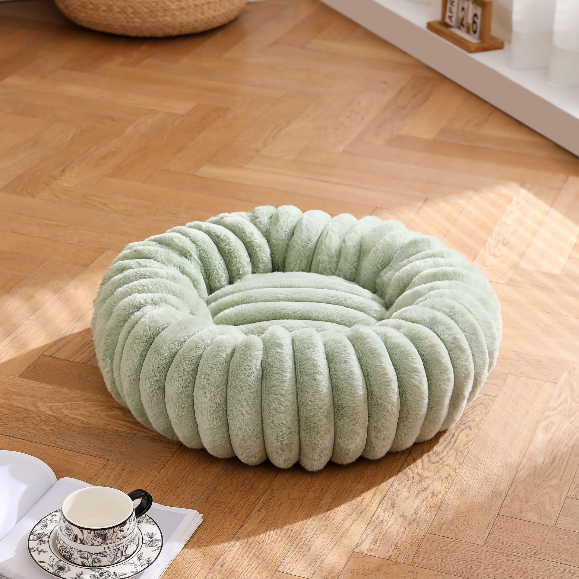 5cm de conejo de alta calidad - verde