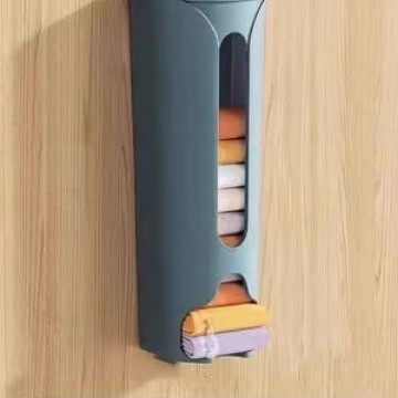 パンツ収納ボックス、パンツや怠け者の下着を壁に取り付けて取り出すためのパンチフリーのスリーインワン、怠け者のストッキング収納アーティファクト|undefined