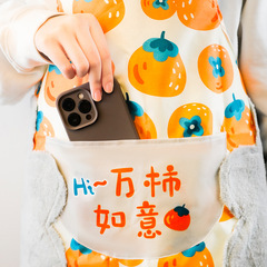 Women's Fashionable Waterproof Apron, Kitchen Home Use Anti-Stain, Washable Cotton Workwear for Men, Durable Apron Wholesale