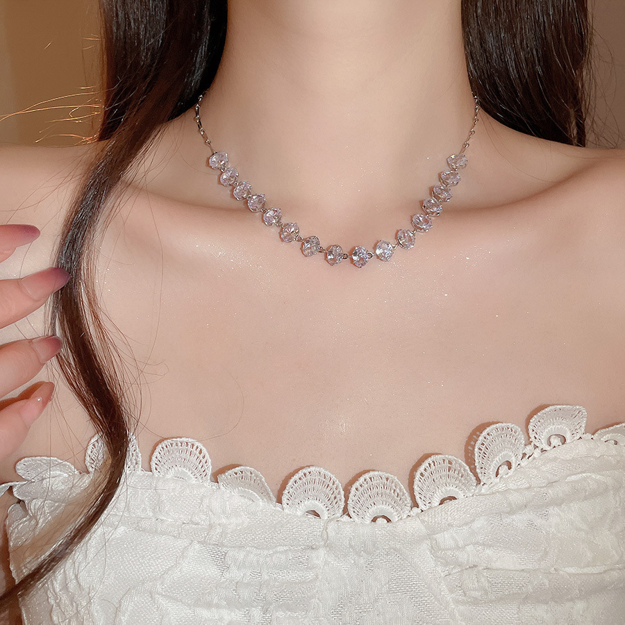 Medieval vintage diamantes goteo pendientes collar ligero lujo nicho cerradura estilo palacio conjunto de joyas exquisitas