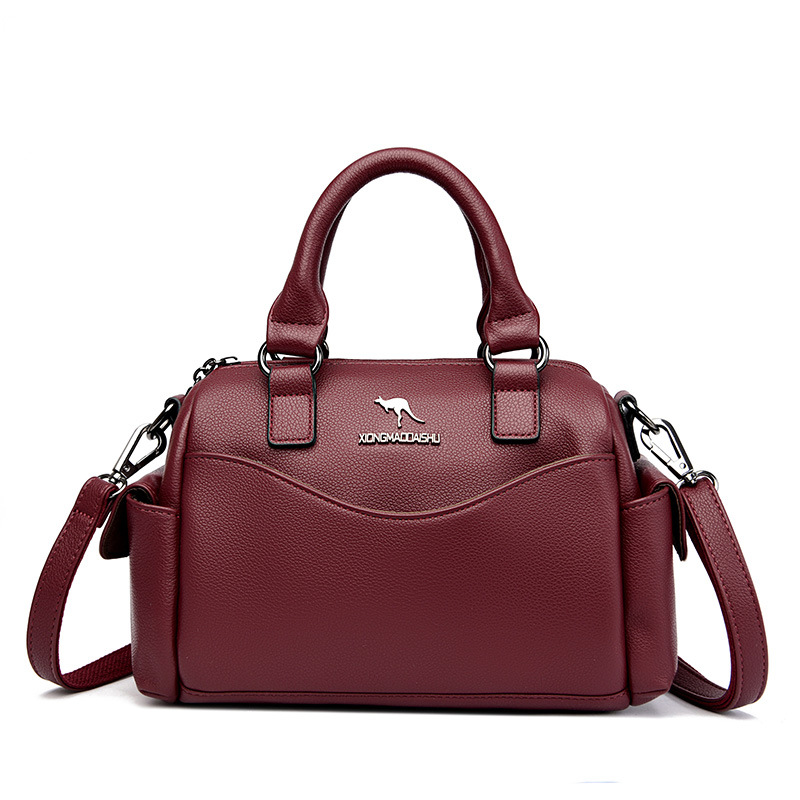 Boston Brand Pillow Bag For Women 2023 New Genuine Leather Large Capacity Soft Leather Shoulder Crossbody Handbag - Thumbnail 8