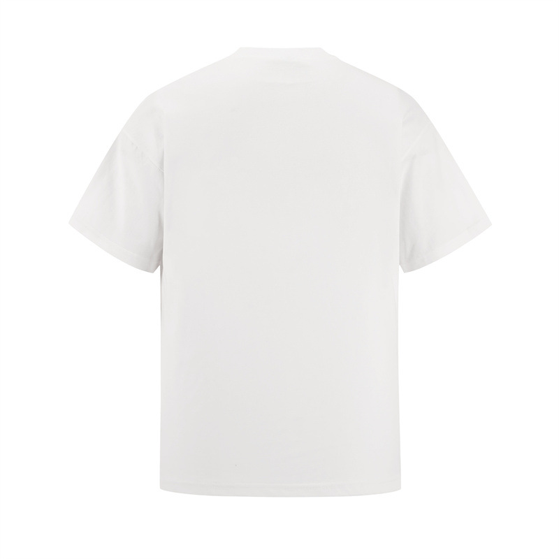 Camiseta hombre estampado gótico castillo ángel algodón blanco_voghion.com