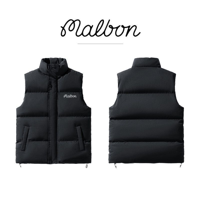 Light Luxury down Jacket Golf Clothing Vest Men's 24 Winter Stand Collar Lightweight Warm Sports Vest Vest Jacket