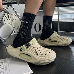 蚂蚁之恋春夏男款休闲凉拖鞋星耀时尚洞洞鞋居家室内外踩屎感沙滩