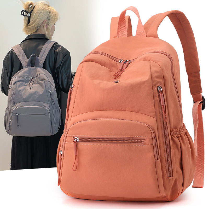 大容量学生バックパック外国貿易軽量ナイロンバックパックシンプルな通勤トレンド小中学生バッグ卸売|undefined