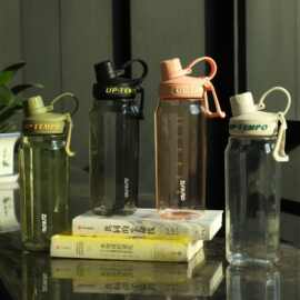 新款便携防摔超大容量户外水杯男女运动健身水壶塑料杯耐高温杯子