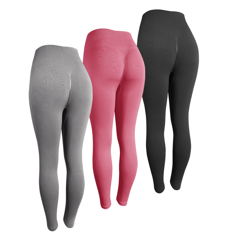Pantalones de yoga sin costuras para mujer, cuidadosamente seleccionados, que realzan los glúteos, ajustados, de secado rápido, ideales para correr al aire libre y para practicar yoga.