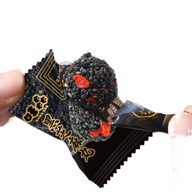 【9.9元100パック】妊婦向け黒ごまカジュアルスナック、すぐに食べられる甘い甘い伝統菓子0ショ糖Z|undefined