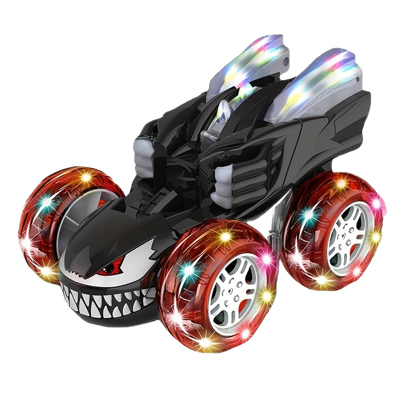 Cross-border 2.4G veneno acrobacias carro de rol juguetes para niños F1 360 grados veneno y ruido carro de control remoto