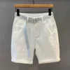 ❁Y3057 white quarter shorts [belt]