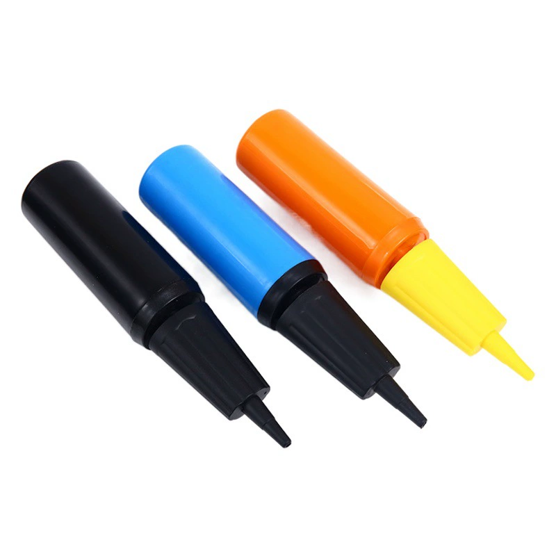 9-дюймовый ручной толкающий двусторонний насос портативный мини-ручной толчок надувная игрушка для вечеринок декоративный насос из воздушных шаров