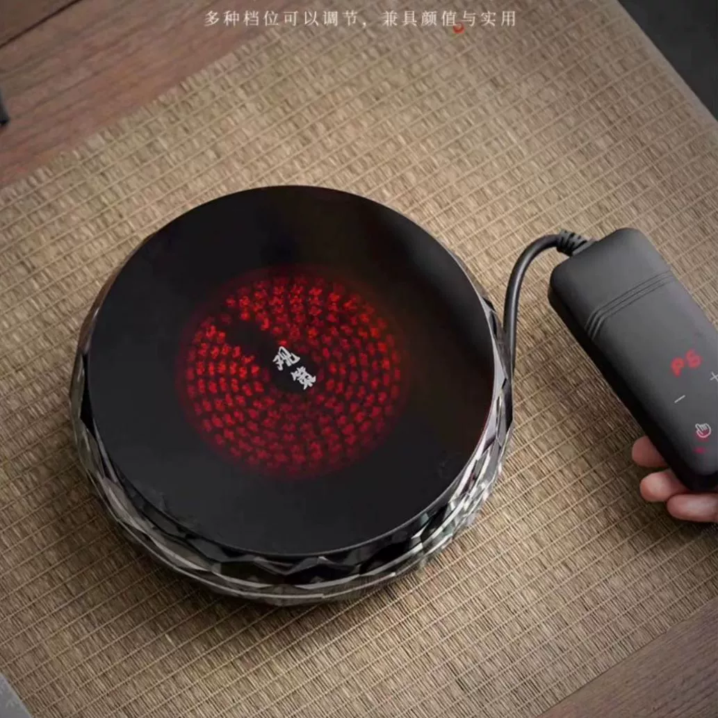 [围炉煮茶水晶电陶炉套装耐高温玻璃壶家用烧水壶静音煮茶器煮茶炉]