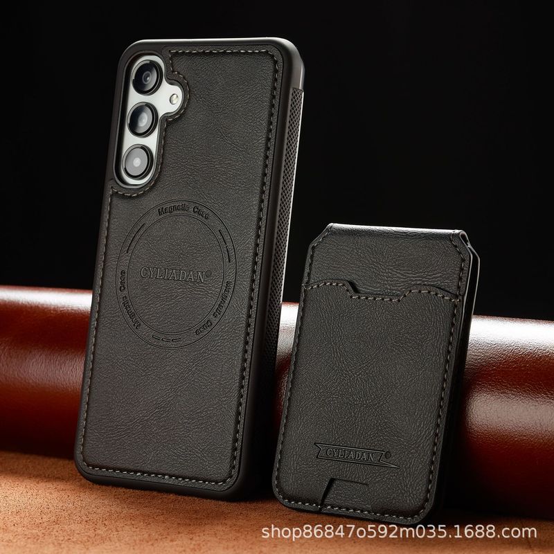 Samsung Galaxy S シリーズおよび A シリーズ用の 2 in 1 取り外し可能なウォレット ケース ワイヤレス充電|undefined
