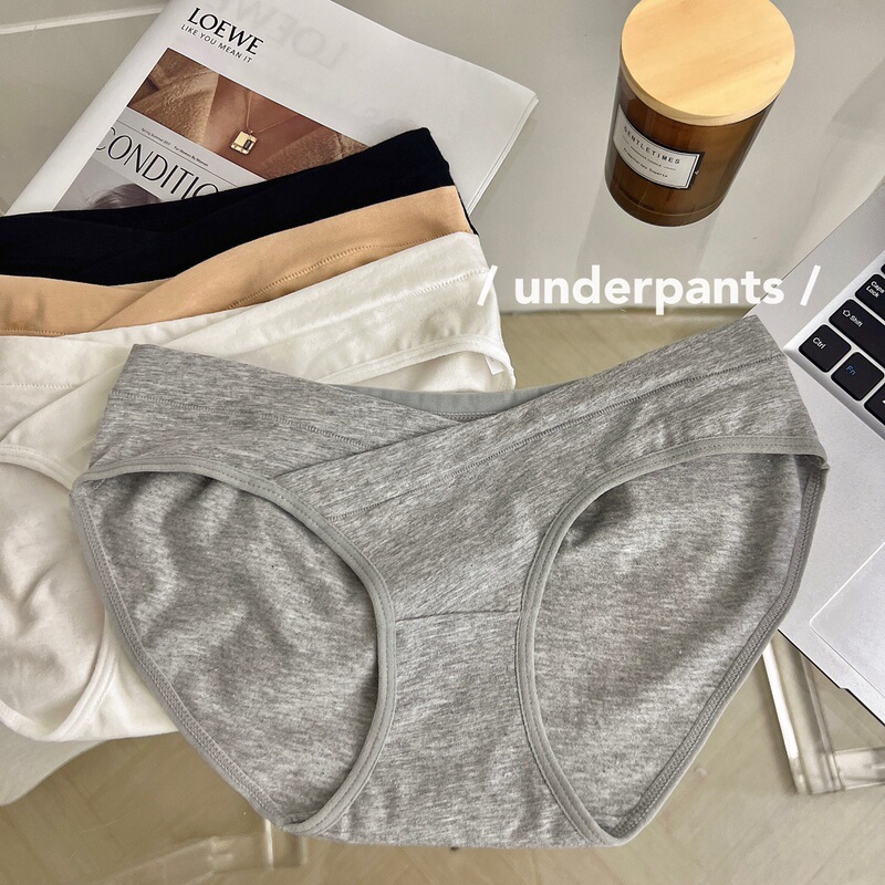 Sexy high-end ~ cross design cotton underwear women's simple and comfortable low waist breathable cotton bottom crotch women's briefs