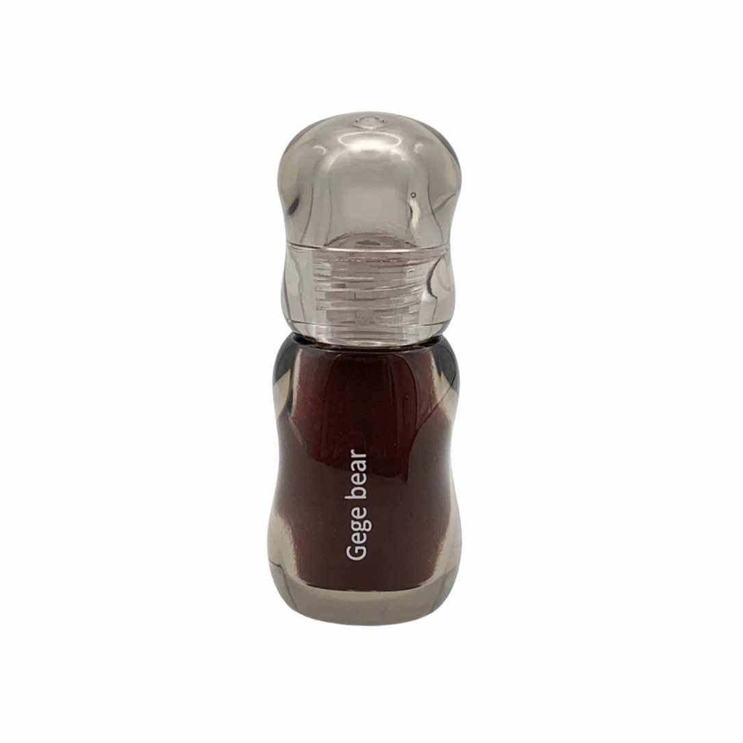 Gegebear cristal esmalte de labios transparente de agua espejo oso lápiz labial natural tierno lápiz labial al por mayor