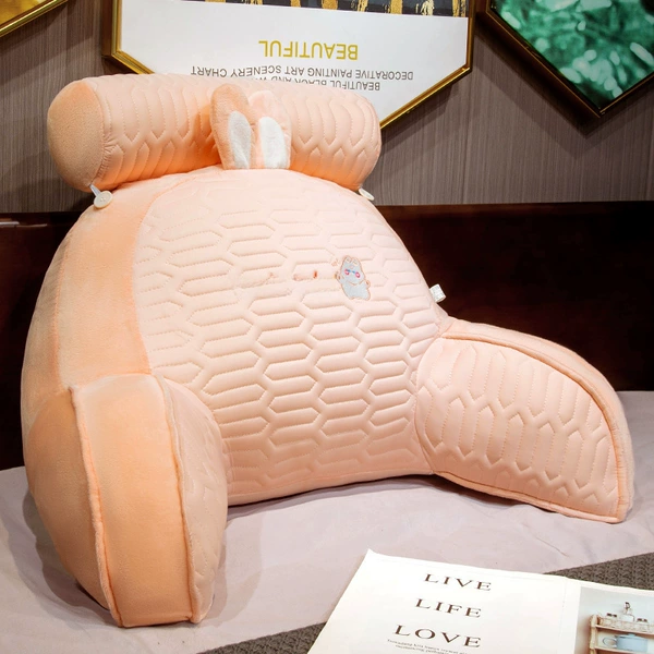 Latex pink rabbit waist back