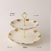 Tableware, ceramic high quality rectangular set, light luxury style