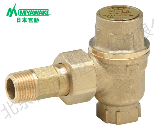 日本MIYAWAKI宫胁W1-1.5/W1-3/W2-1.5热敏式暖气用蒸汽疏水阀门器