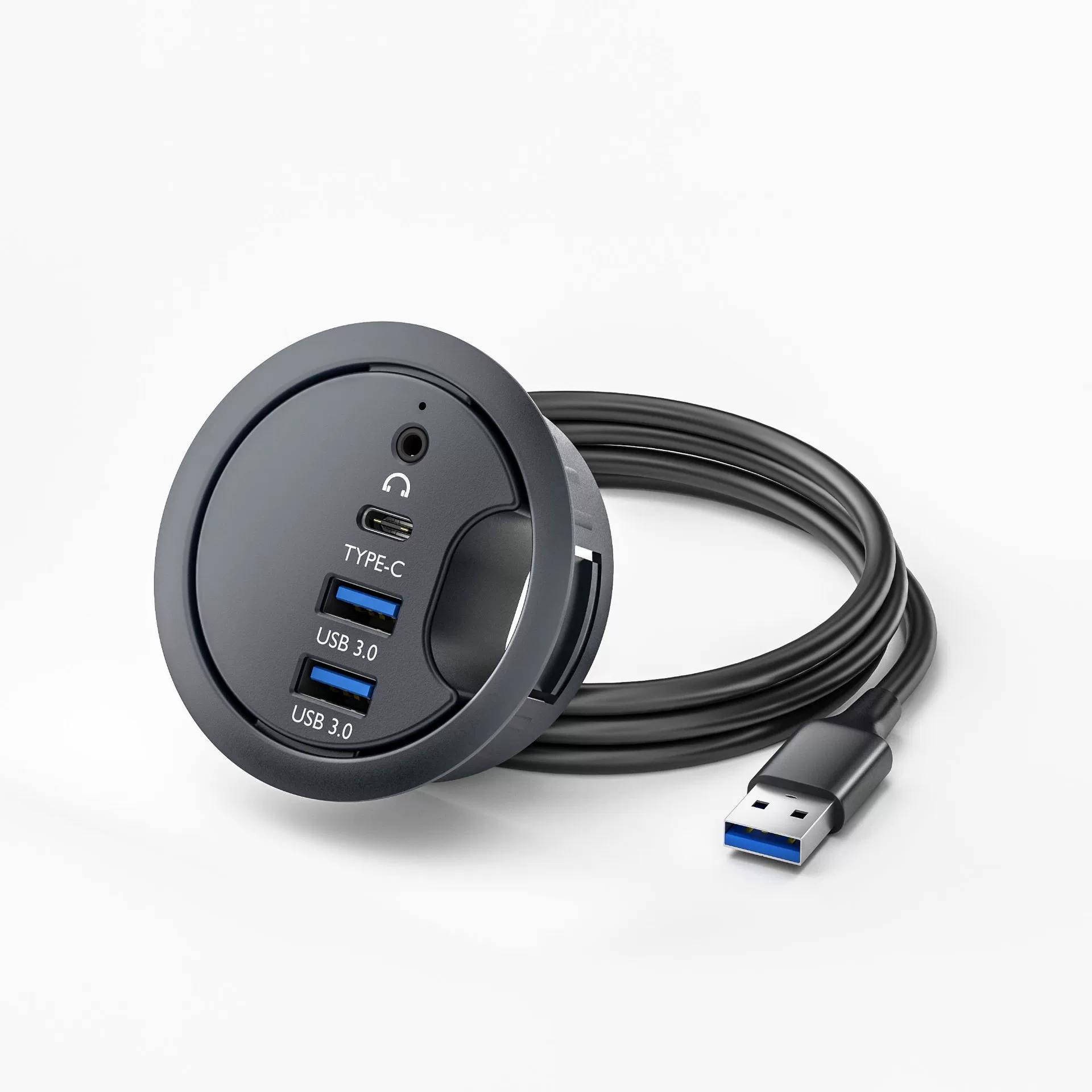 USB3.0 расширенный док-роуд-тип USB HUB расширение док-станция компьютер SD/TF кард-ридер хаб