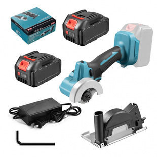 3-Inch 21V Cutting Machine Lithium Electric Circular Saw Mt Cutting Angle Grinder Stone Cutting Machine Woodworking Saw Metal Cutting